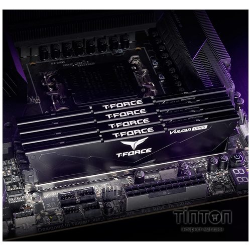 Модуль памяти DDR5 2x16GB/6000 Team T-Force Vulcan Black (FLBD532G6000HC38ADC01)