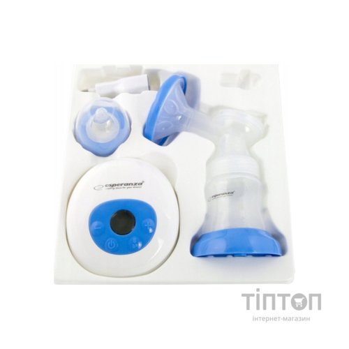 Молоковідсмоктувач Esperanza Електричний BEBITA з LCD дисплеєм, з соскою, пляшка 150 мл (ECM001B)