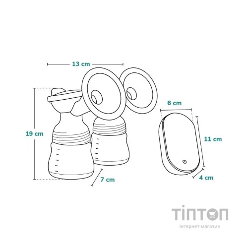 Молоковідсмоктувач Lionelo електричний Twee Go (LO-TWEE GO)