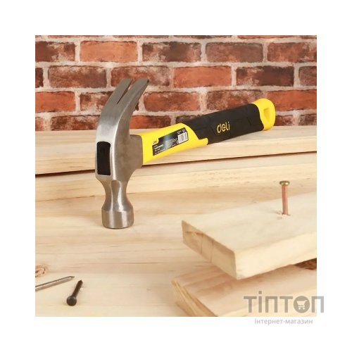 Молоток Deli столярний Carbon Steel 500 г (EDL5002)
