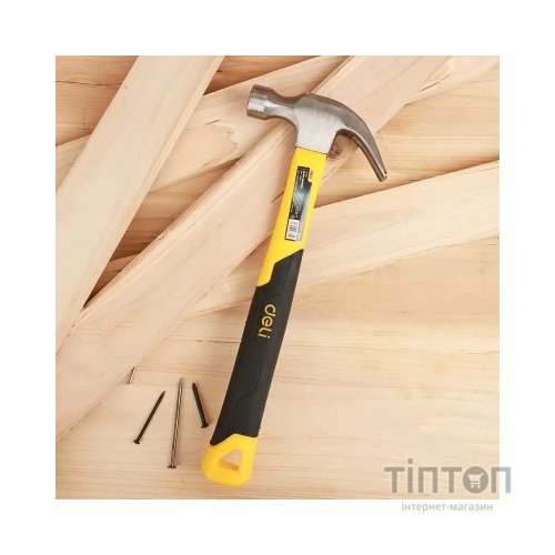 Молоток Deli столярний Carbon Steel 500 г (EDL5002)