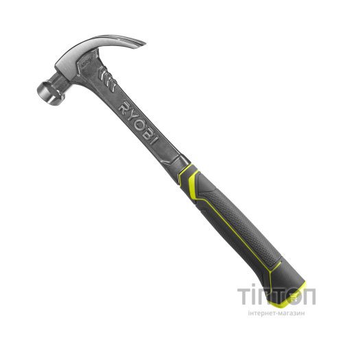 Молоток Ryobi столярний RHHSCC450, 450г, магнітний утримувач, рукоятка скловолокно (5132006035)