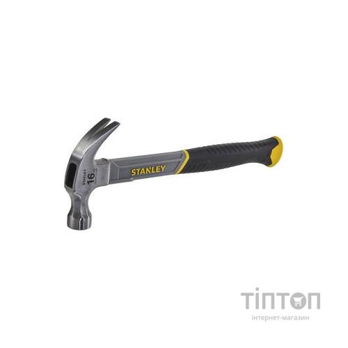 Молоток Stanley 450г с загнутым гвоздодером (STHT0-51309)