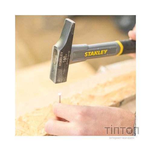 Молоток Stanley столярний Fiberglass, G=160гр, розмір голівки 20мм. (STHT0-54158)