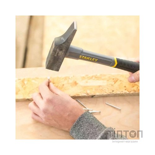 Молоток Stanley столярний Fiberglass, G=500 г, розмір голівки 30мм. (STHT0-54160)