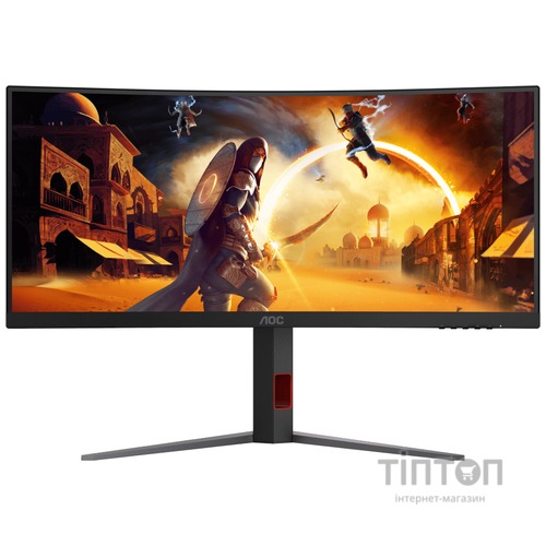 Монiтор 21.5" AOC CU34G4 Black/Red