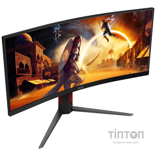 Монiтор 21.5" AOC CU34G4 Black/Red