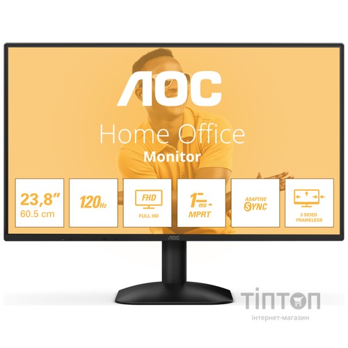 Монiтор 23.8" AOC 24B31H Black