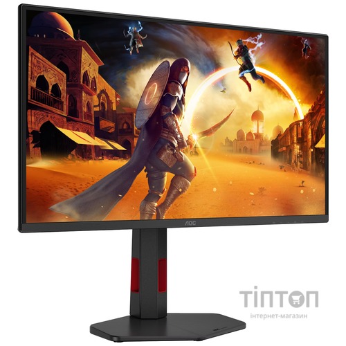 Монiтор 24.5" AOC Q25G4SR Black/Red