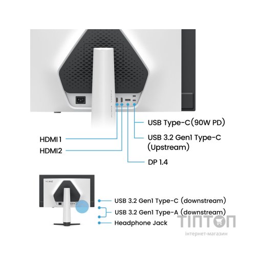 Монітор BenQ EX271UZ White