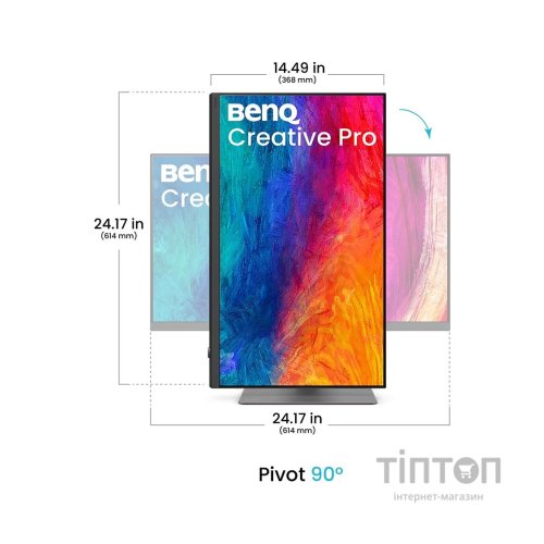 Монітор BenQ PD2732U (9H.Y0MLA.TBE)