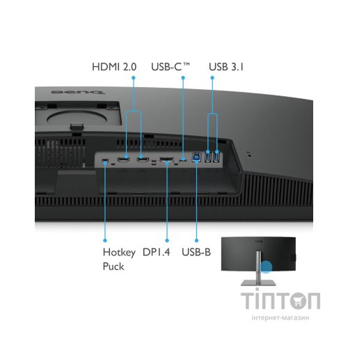 Монітор BenQ PD3420Q (9H.LJHLB.QPE)