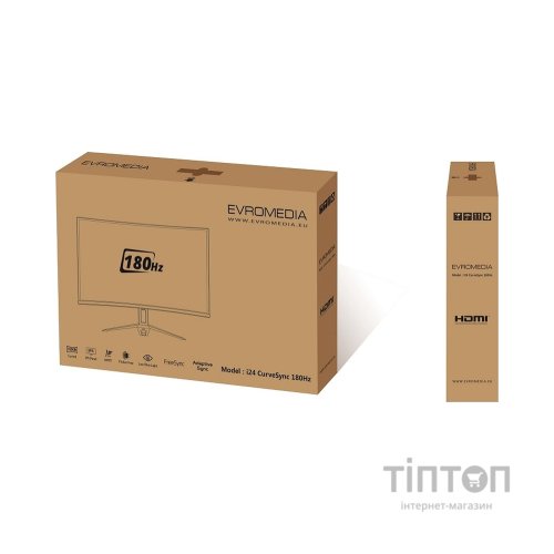 Монітор EvroMedia i24 CurveSync 180 Hz