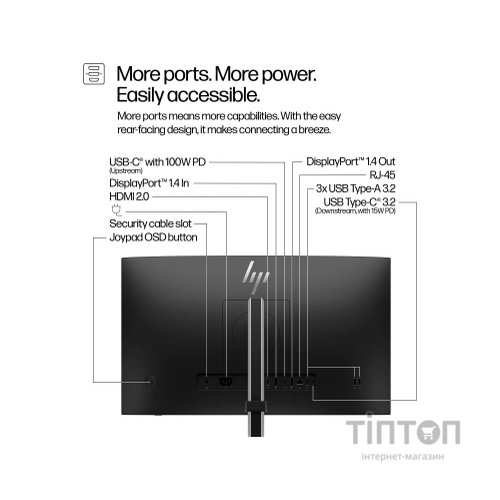 Монітор HP S5 Pro 524pu (9D9V7AA)