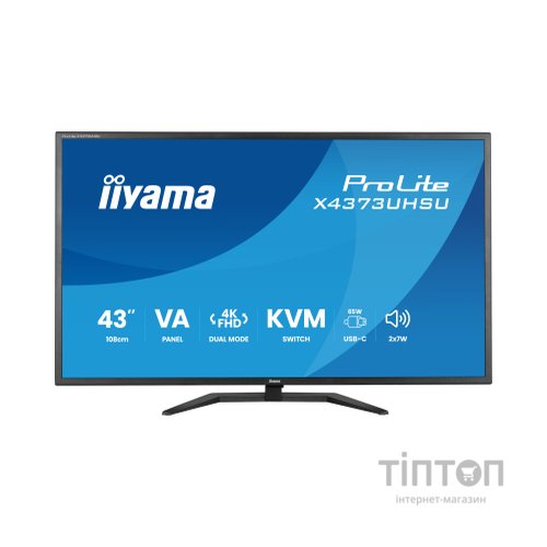 Монітор iiyama X4373UHSU-B2