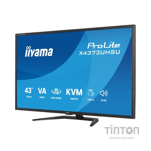 Монітор iiyama X4373UHSU-B2
