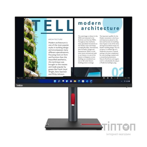 Монітор Lenovo P24h-30 (63B3GAT6UA)