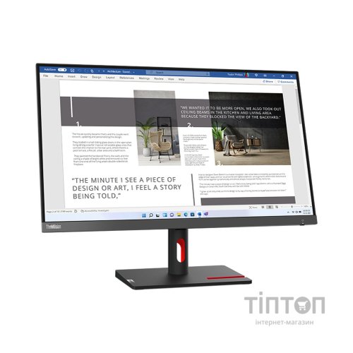 Монітор Lenovo S27i-30 (63DFKAT4UA)