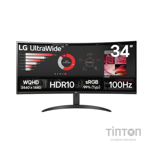 Монітор LG 34WR50QK-B