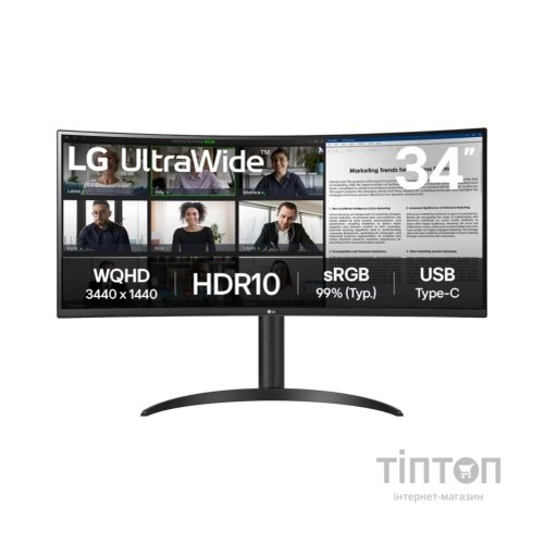 Монітор LG 34WR55QK-B