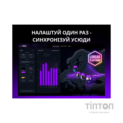 Монітор Lorgar LRG-25LA1F400-WH