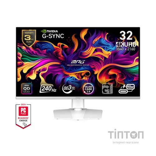 Монітор MSI MPG 321URXW QD-OLED