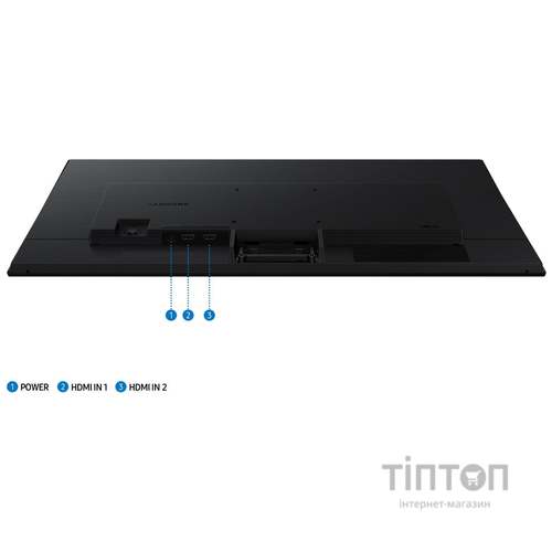 Монiтор Samsung 27" Essential S3 LS27F320 (LS27F320GAIXUA) IPS Black 120Hz