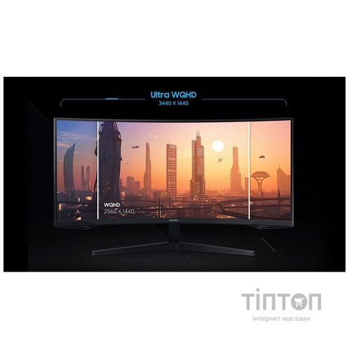 Монітор Samsung LC34G55TWWIXUA