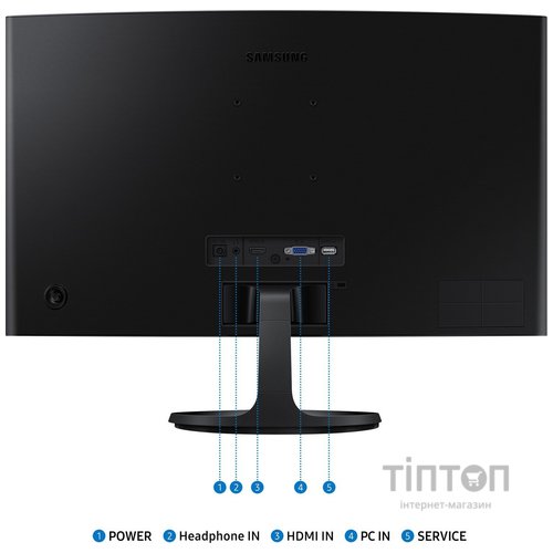 Монітор Samsung LS24D360GAIXUA