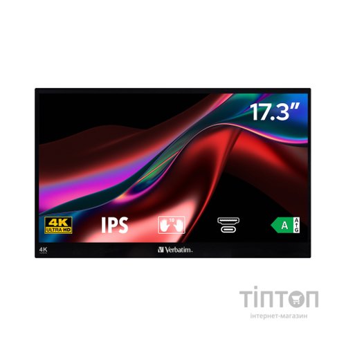 Монітор Verbatim PMT-17-4К (32239)