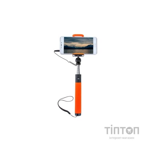 Монопод для селфі Grand-X Deluxe Click 3,5 U-крепление 180-780мм Orange (MPGDJ3CUO)