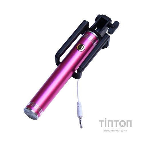 Монопод для селфі Grand-X Metallic 3,5 U-крепление 170-750мм Pink (M35UP)