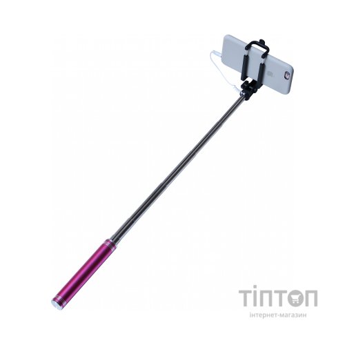 Монопод для селфі Grand-X Metallic 3,5 U-крепление 170-750мм Pink (M35UP)