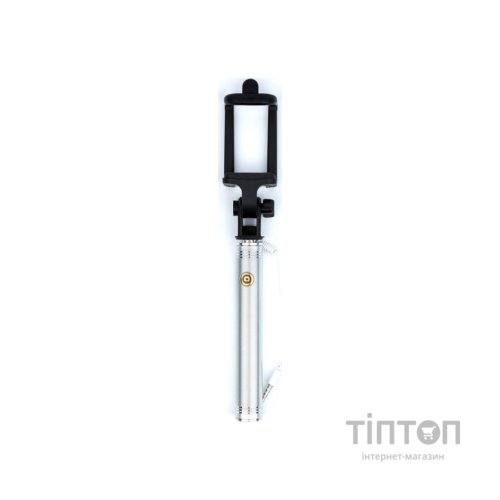 Монопод для селфі Grand-X Metallic Jack 3,5 U-крепление 170-750мм Silver (MPGJMS)