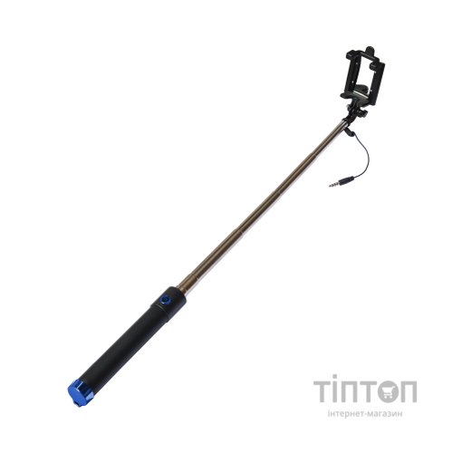 Монопод для селфі Grand-X Mirror 360 + дзеркало U-кріплення Blue (MI3UBE)