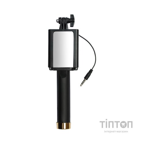 Монопод для селфі Grand-X Mirror 360 + дзеркало U-кріплення Gold (MI3UG)
