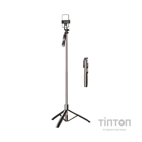 Монопод для селфі RTAKO трипод Q052 1.8m Ultra-Wide Angle Selfie Stick (With Bluetooth Remote) (6942063207719)