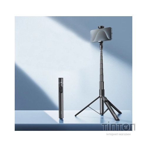 Монопод для селфі RTAKO трипод RZP001-AB226 Integrated selfie stick Black (6942063221487)