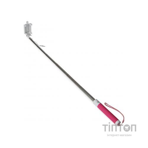 Монопод для селфі UFT SS10 с зеркалом и шнуром Pink (SS10 Pink)