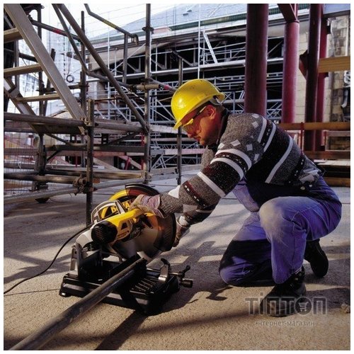 Монтажна пила DeWALT 2200 Вт, 355 мм, 1300 об/хв (DW872)