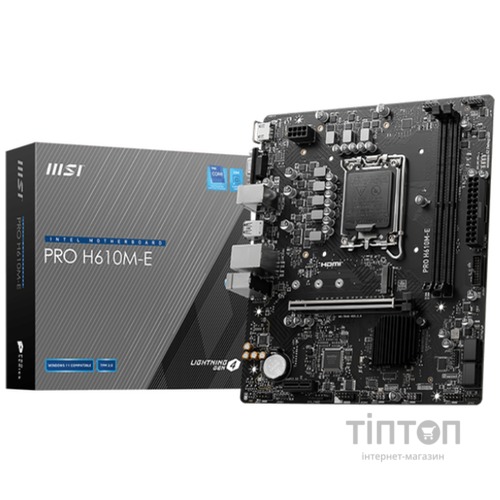 MSI PRO H610M-E
