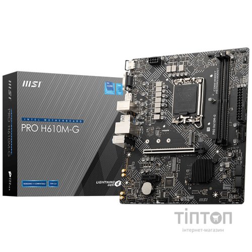 MSI PRO H610M-G