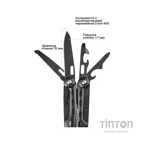 Мультитул Active Ranger Tool Black (PE58A-H)