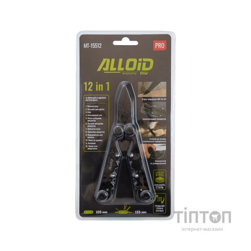 Мультитул Alloid Pro, 12 в 1 (MT-15512)