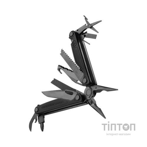 Мультитул Leatherman Charge Plus Black, синтетич. чехол, карт. кор., метрич. биты (832601)