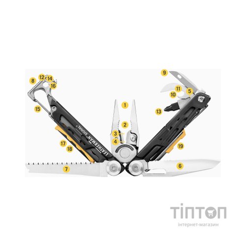 Мультитул Leatherman Signal Black/Black (832586)