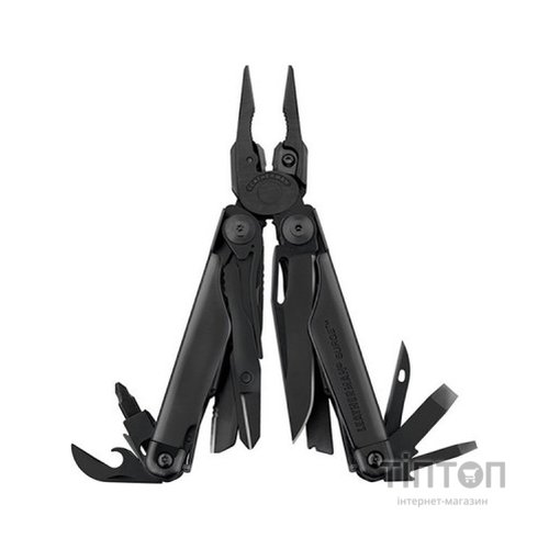 Мультитул Leatherman Surge BLACK, чехол MOLLE, картонная коробка (831333)