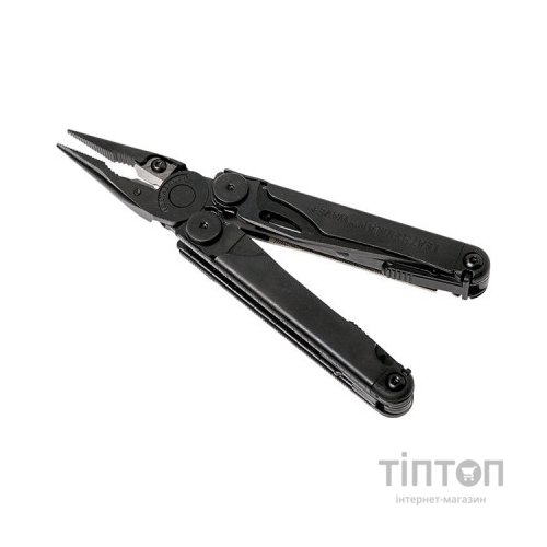 Мультитул Leatherman WAVE PLUS BLACK, синтетический чехол, карт. коробка (832526)