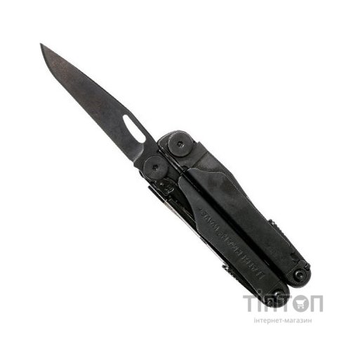 Мультитул Leatherman WAVE PLUS BLACK, синтетический чехол, карт. коробка (832526)