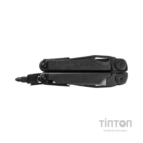 Мультитул Leatherman WAVE PLUS BLACK, синтетический чехол, карт. коробка (832526)